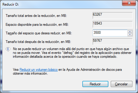 Reducir volumen Reducir volumen