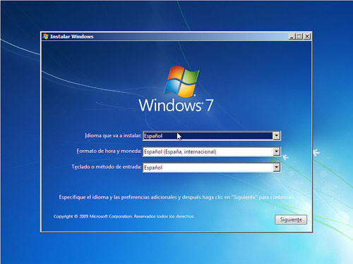 Windows 7 installation, instalación de windows 7 Windows 7 installation, instalación de windows 7